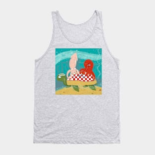 Underwater picnic 🐙🐢 Tank Top